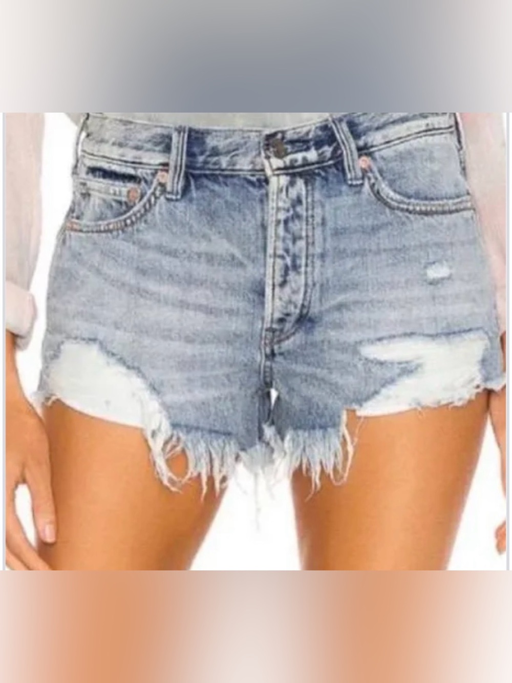 Free People distressed cut off shorts